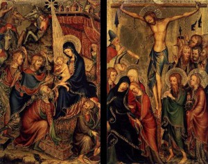 5. Мастер малого диптиха из Барджелло: Поклонение волхвов. 1380-1390