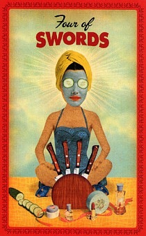 Housewives Tarot. Четверка Мечей. Вектор недели 04.02-10.02.2019