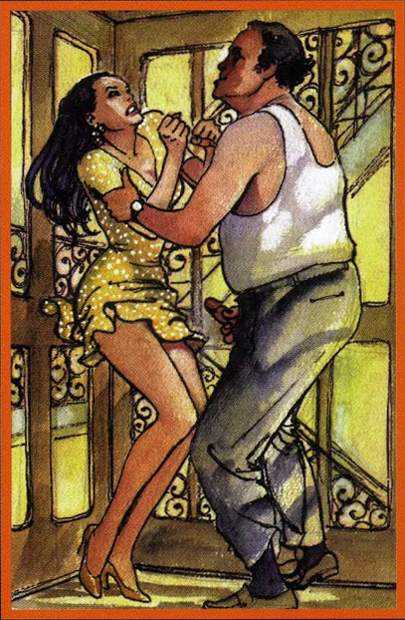 Erotic Tarot of Manara. Десятка Огня. Второе полнолуние марта