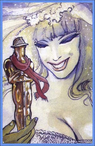 Двойка Воздуха. Жребий недели. Erotic Tarot of Manara