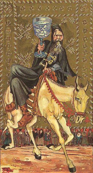 Рыцарь Кубков Medieval Scapini Tarot. Жребий недели Рыцарь Кубков Medieval Scapini Tarot. Жребий недели