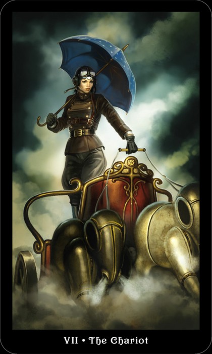 VII Колесница. Жребий недели. The Steampunk Tarot